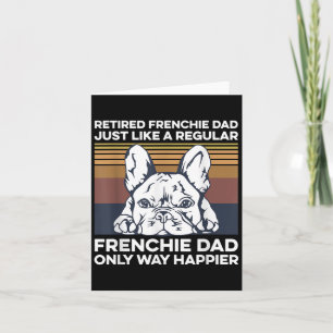 Tarjeta Mens Frenchie Cita Para Tu Frenchie Retirado