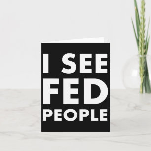 Tarjeta Mens I See Fed People Guay Cita Para Chefs Gracios