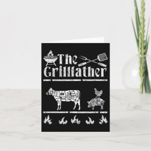 Tarjeta Mens The Grillfather Haría Que Bbq Funny