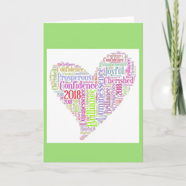 Tarjeta Mensaje de ángel 2018 (Anverso)