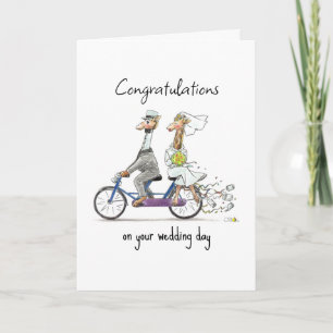 Tarjeta mensaje de felicitación del boda