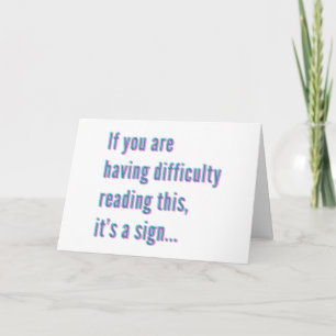 Tarjeta Mensaje de Feliz Cumpleaños Mareado