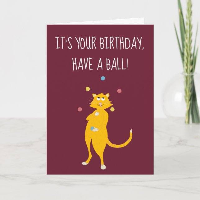 Tarjeta Mensaje de Personalizado corto para gatos malabari (Anverso)