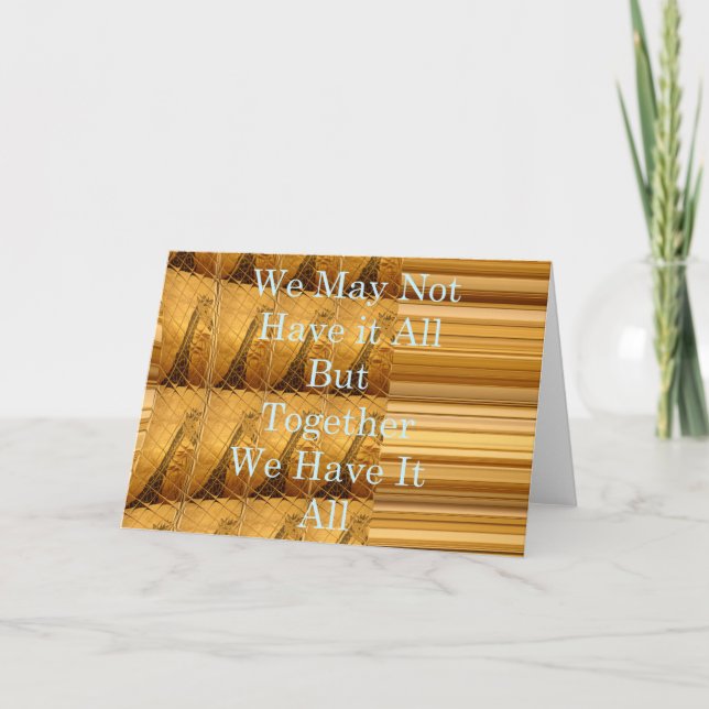 Tarjeta Mensaje inspirador con diseño de vida salvaje en Á (Anverso)