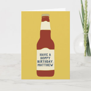Tarjeta Mensaje personalizado Amantes de la cerveza