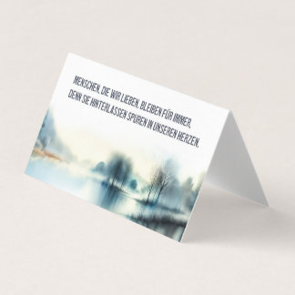 Tarjeta Menschen, die wir lieben