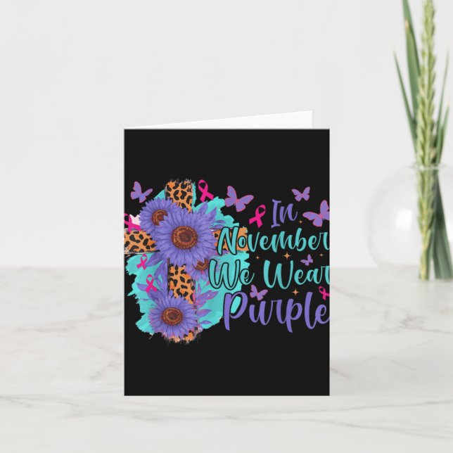 Tarjeta Mental Health Amp Suicide Awareness  (Anverso)