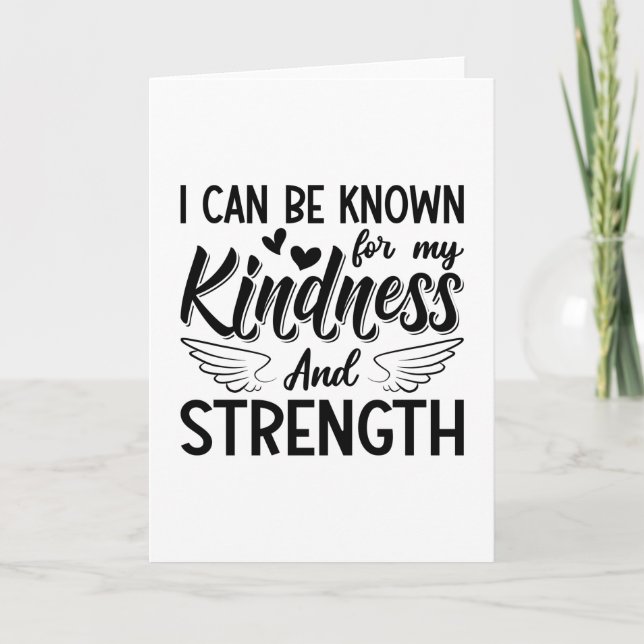 Tarjeta Mental Health Kindness And Strength Anxiety Anxie (Anverso)