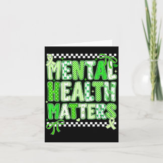 Tarjeta Mental health support squad preppy motivational Me