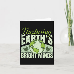 Tarjeta Mentes Brillantes Tierra Día de la Naturaleza Ambi