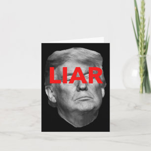 Tarjeta Mentiroso... Donald Trump