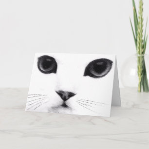 Tarjeta Meow de gato de cumpleaños