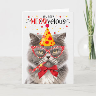 Tarjeta MEOWvelous Birthday