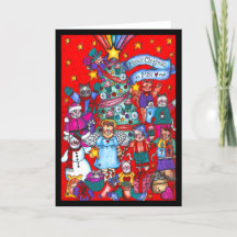 Meowy Navidades a Mew Card