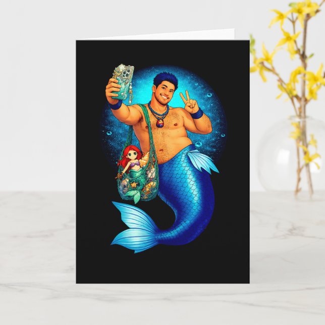 Tarjeta Merbear Lagoon - Kai Mizuno (flor amarilla)