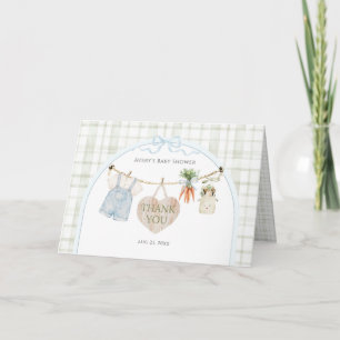 Tarjeta Mercado de agricultores locales Baby Shower niño