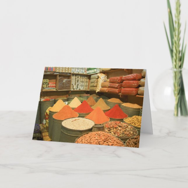 Tarjeta Mercado de especias (Anverso)