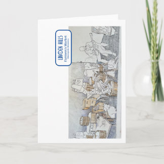 Tarjeta Mercado de los agricultores