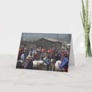 Tarjeta Mercado de Maasai