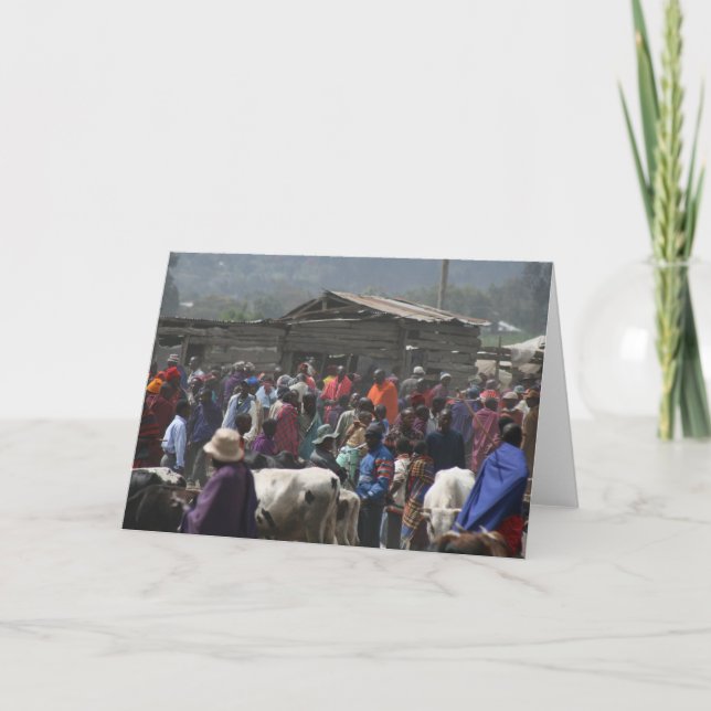 Tarjeta Mercado de Maasai (Anverso)