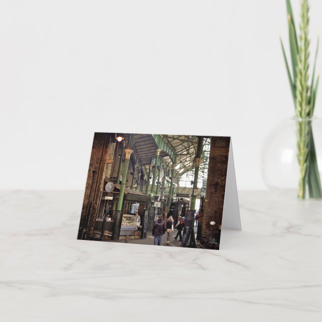 Tarjeta Mercado de préstamos, Londres [Tarjeta de felicita (Anverso)