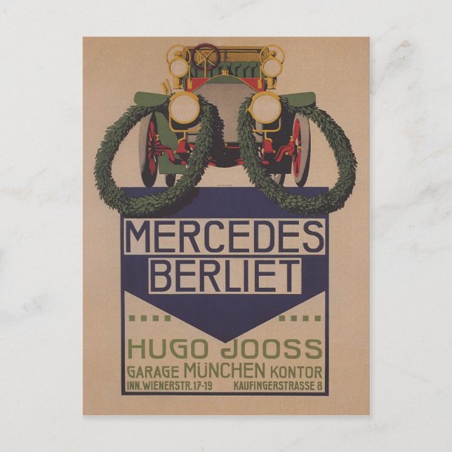 Tarjeta Mercedes Berliet (Anverso)