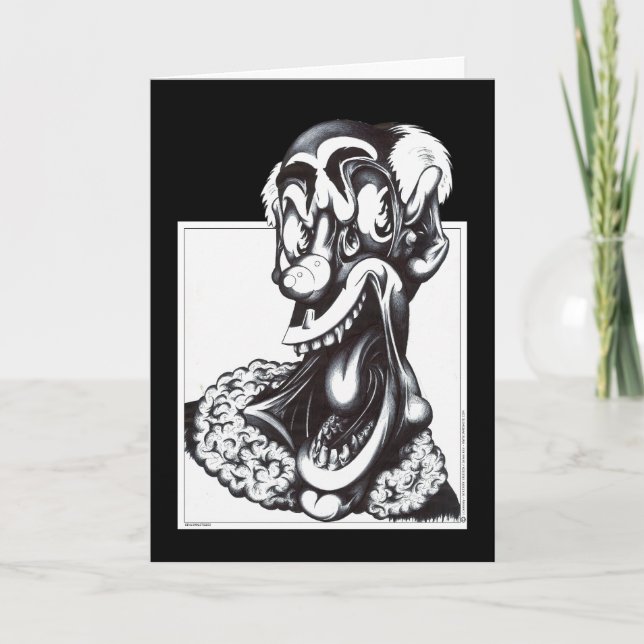Tarjeta Merci el payaso (Anverso)