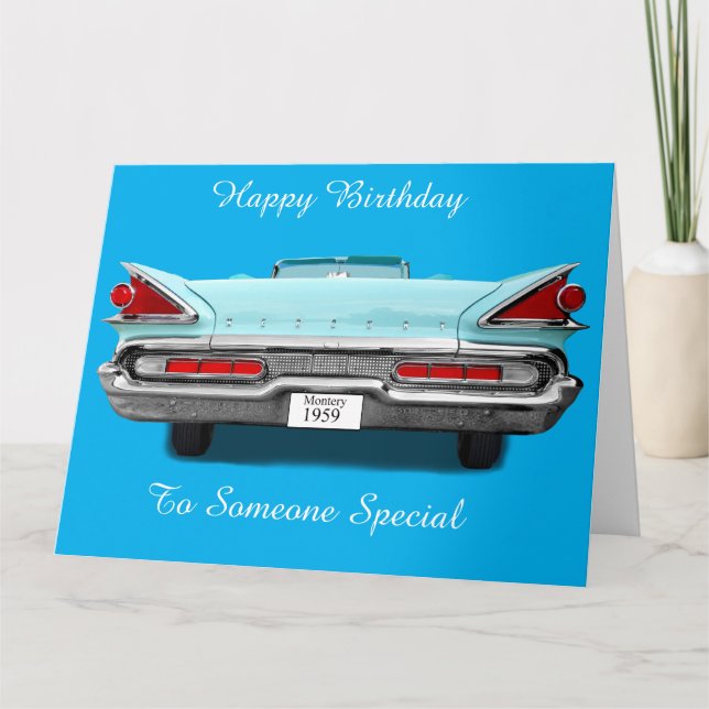 Tarjeta Mercury Monterey 1959 (Anverso)