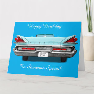 Tarjeta Mercury Monterey 1959