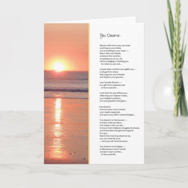 Tarjeta Mereces... Inspirador (Anverso)