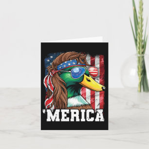 Tarjeta Merica Ee.Uu. Bandera Estadounidense Patriótica 4