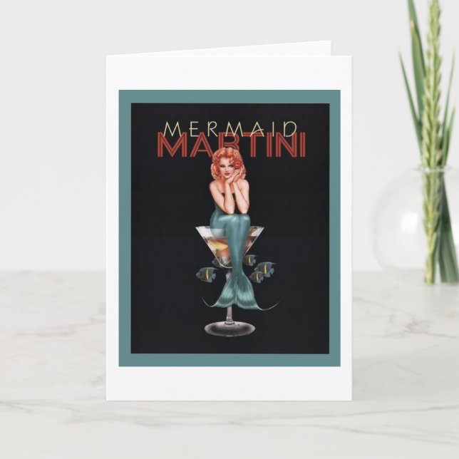 Tarjeta Mermaid Martini (Anverso)