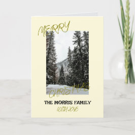 TARJETA MERRY CHRISTMAS