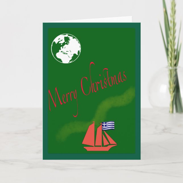 Tarjeta Merry Christmas  (Anverso)