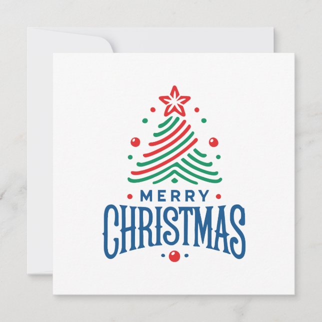 Tarjeta Merry Christmas 1 (Anverso)