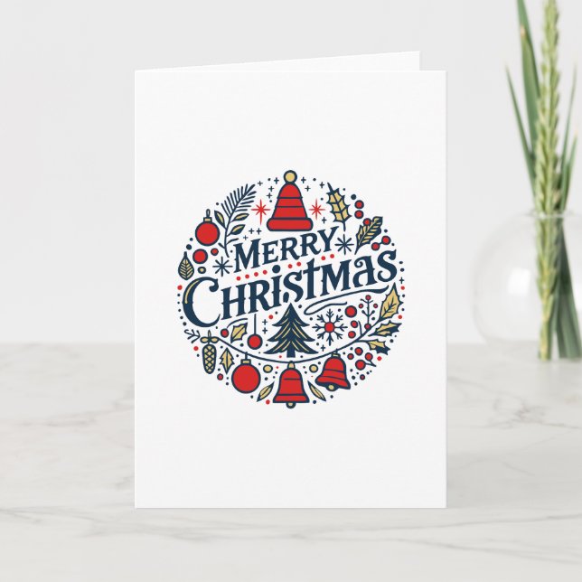 Tarjeta Merry Christmas 3 (Anverso)