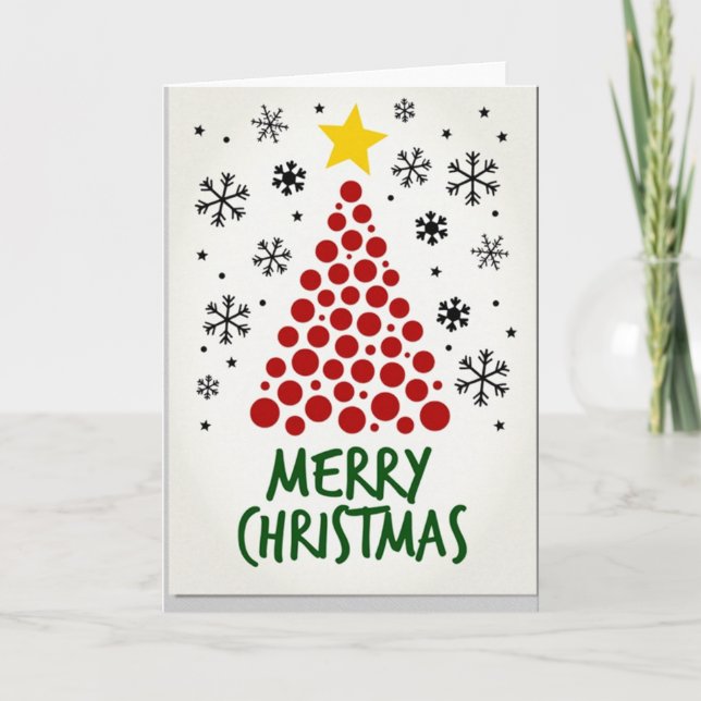 Tarjeta Merry Christmas Card (Anverso)