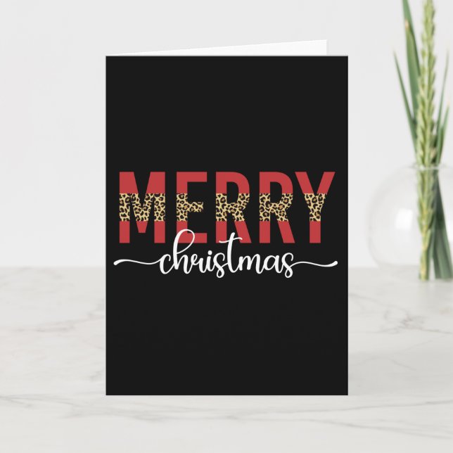 Tarjeta Merry Christmas Family Christmas Celebration Gifts (Anverso)