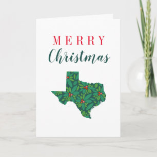 Tarjeta Merry Christmas from Texas