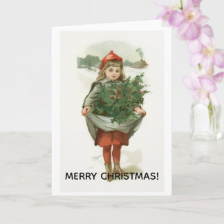 Tarjeta Merry Christmas Greeting Card