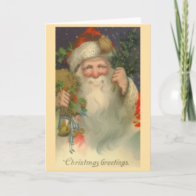 Tarjeta Merry Christmas Greeting Card (Anverso)