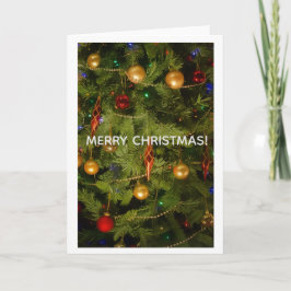 Tarjeta Merry Christmas Greeting Card