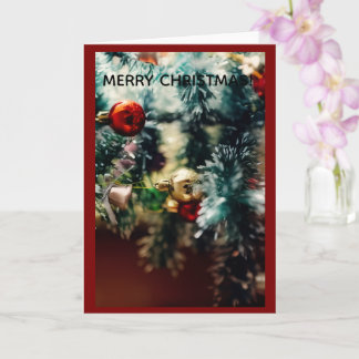 Tarjeta Merry Christmas Greeting Card