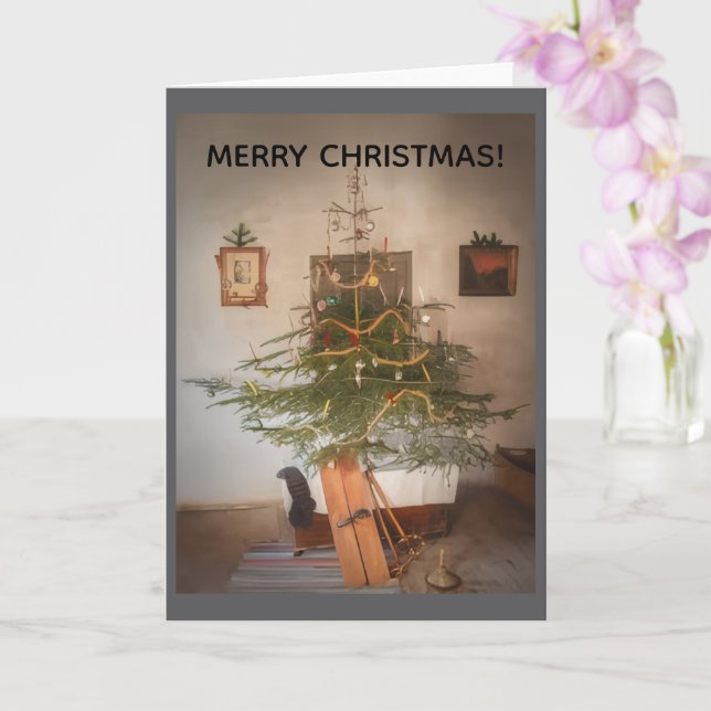 Tarjeta Merry Christmas Greeting Card (Orquídea)