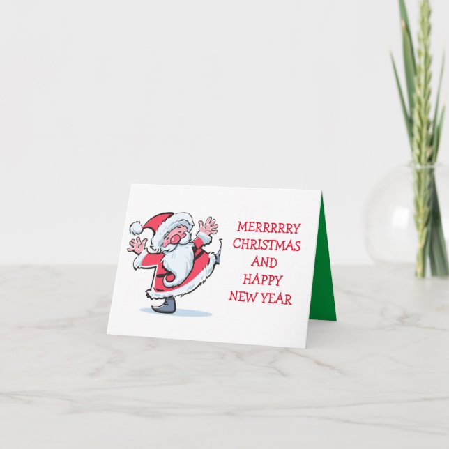 TARJETA MERRY CHRISTMAS/HAPPY NEW YEAR (Anverso)