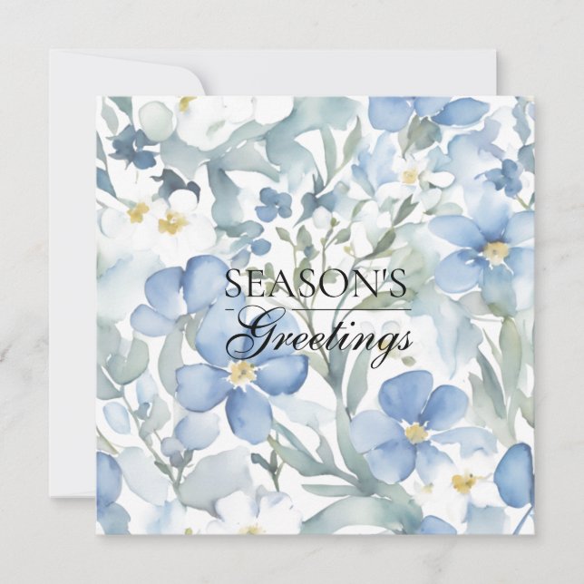 Tarjeta Merry Christmas Happy New Year Holiday Season (Anverso)