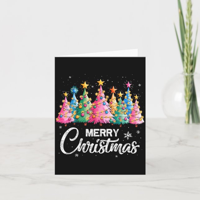 Tarjeta Merry Christmas Nk Christmas Tree, Nk Christmas Co (Anverso)