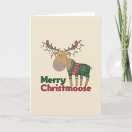 Tarjeta Merry Christmoose