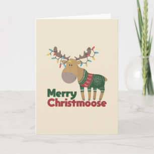 Tarjeta Merry Christmoose