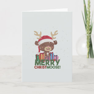Tarjeta Merry Christmoose